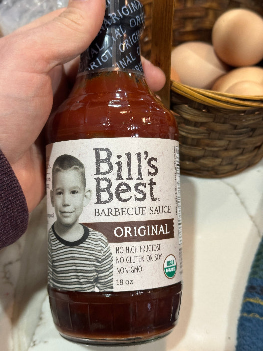Bills Best Organic BBQ Sauce (18oz)
