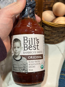 Bills Best Organic BBQ Sauce (18oz)