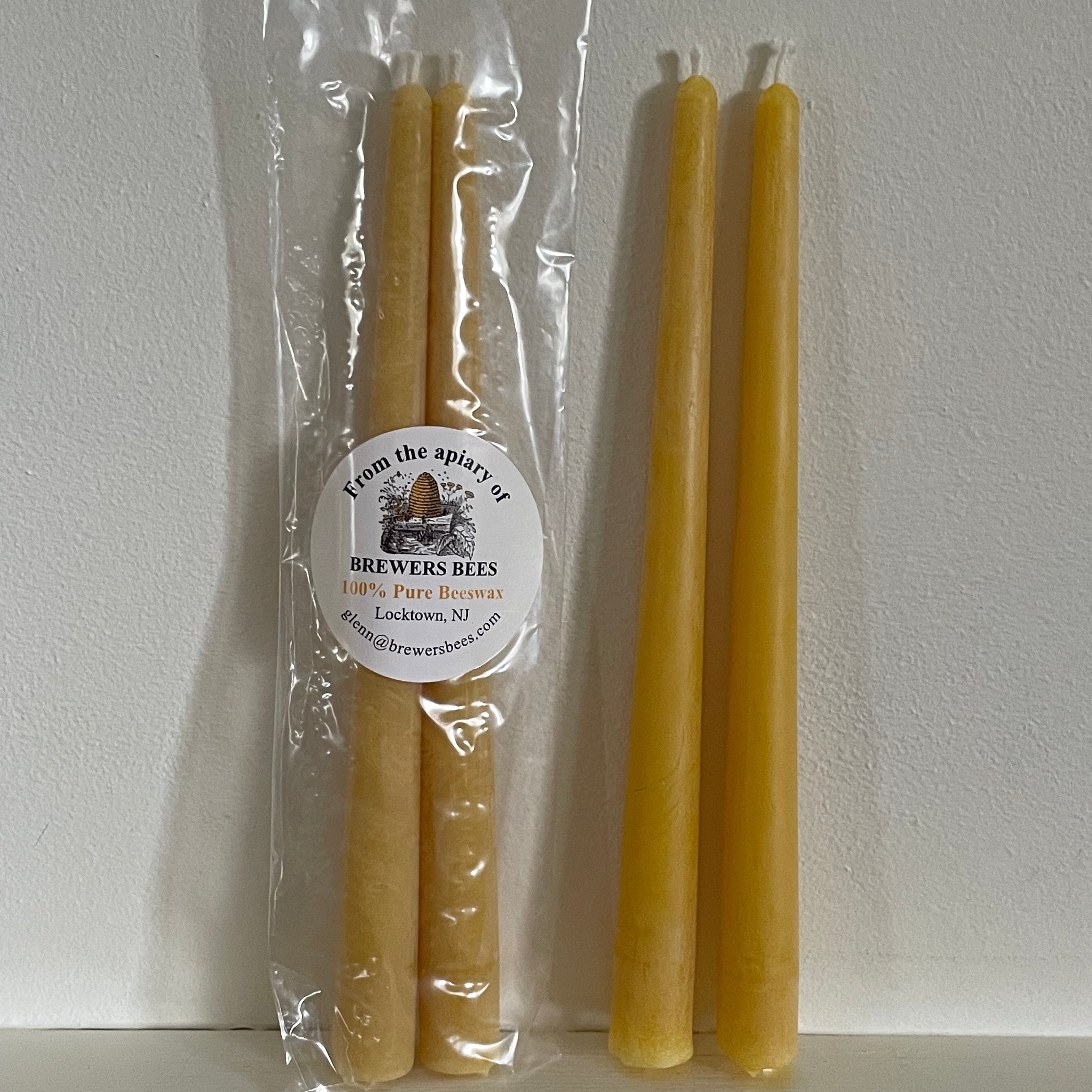 Beeswax Taper 10 inch Candles