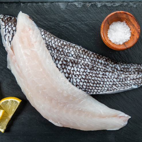 Wild Black Sea Bass Fillet